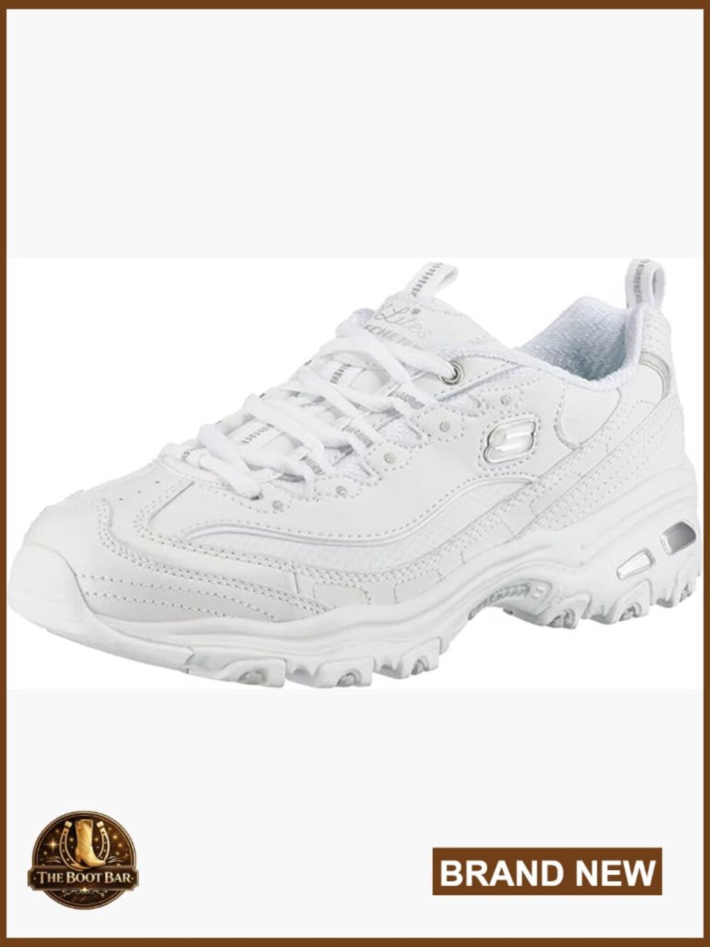 Leather Sneakers with Memory Foam, Lace-Up Design for Walking and Casual Wear